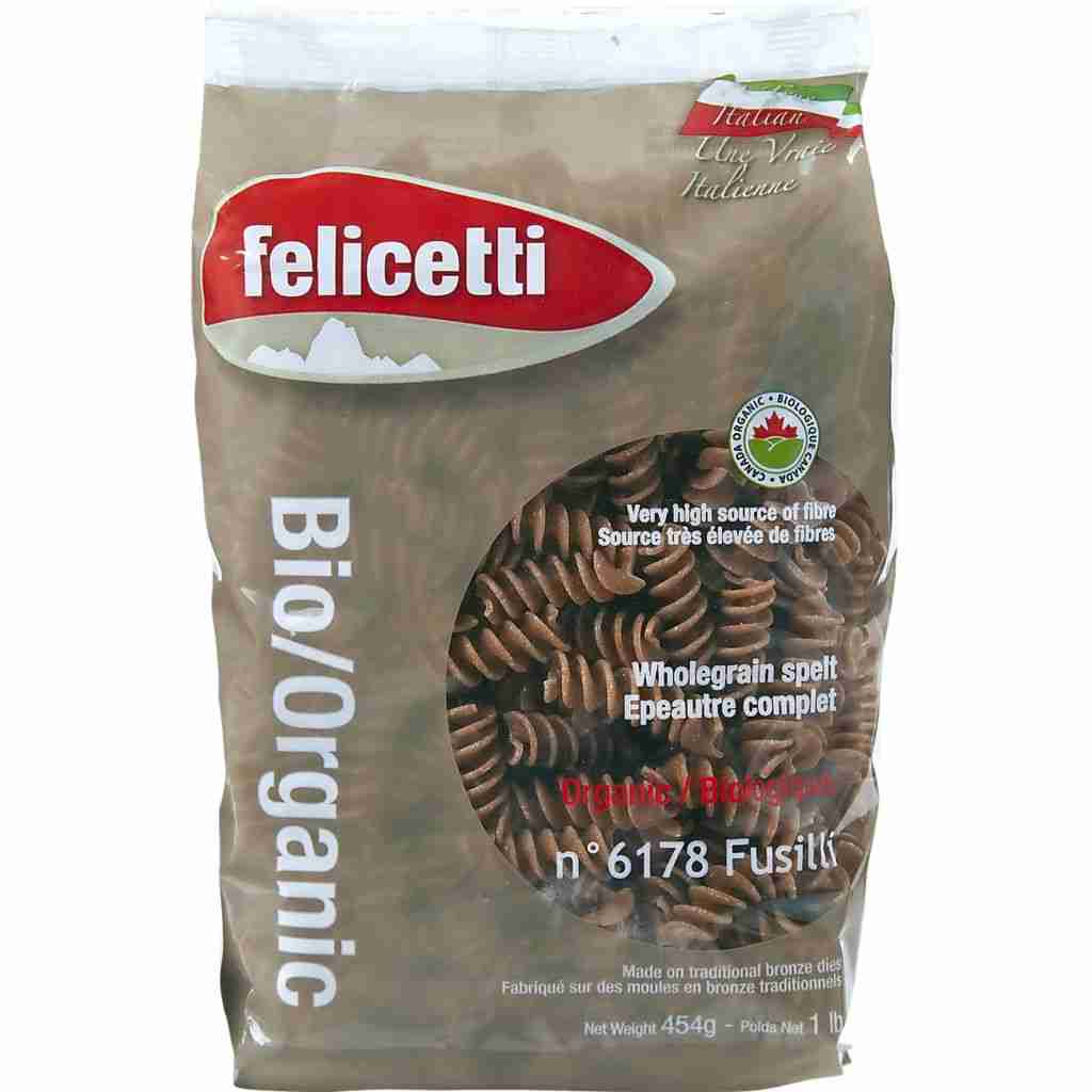 Felicetti Organic Spelt Fusili - 454G