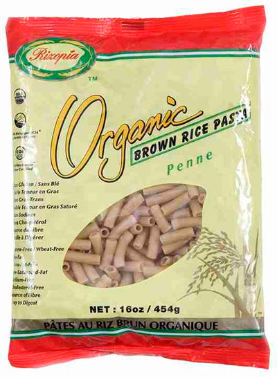 Rizopia Organic Brown Rice Pasta Penne - 454G