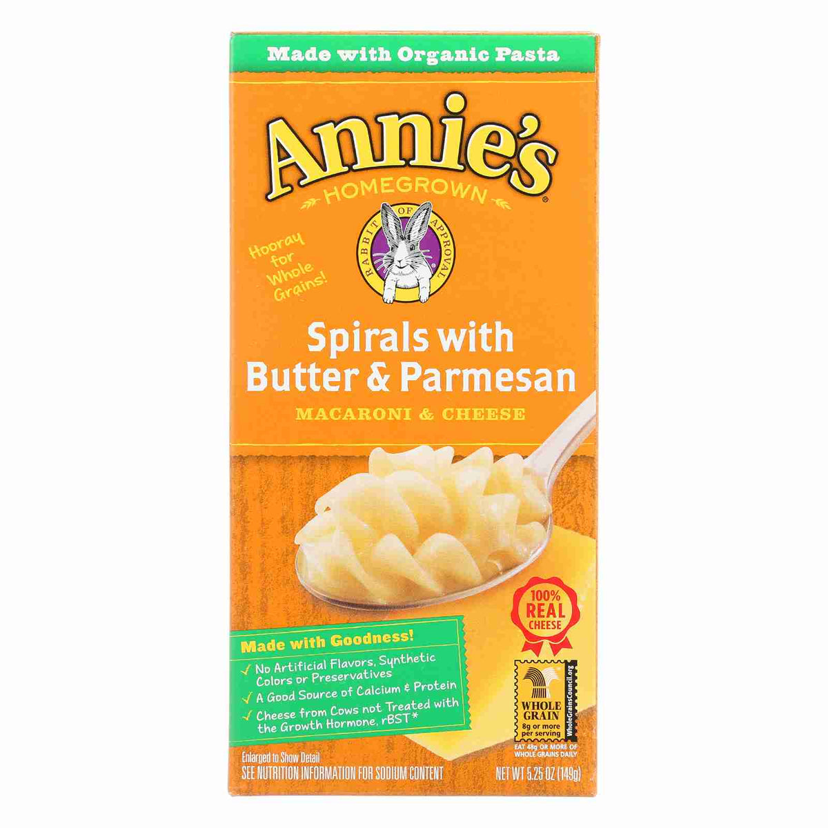 Annie's Spirals With Butter & Parmesan - 170G