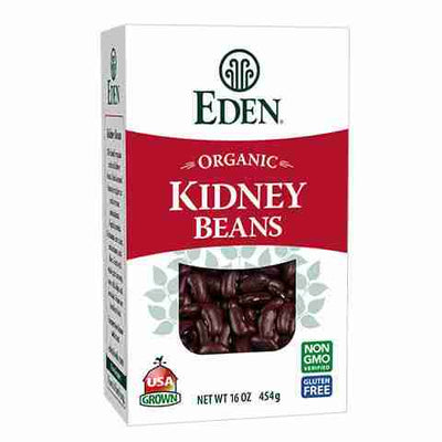 Eden Organic Dried Dark Red Kidney Beans, 454 g