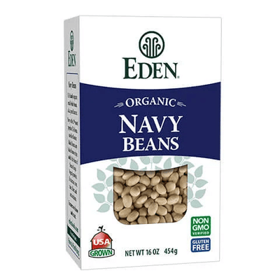 Eden Organic Dried Navy Beans, 454 g