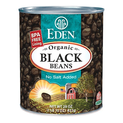 Eden Organic Black Beans, 796 mL