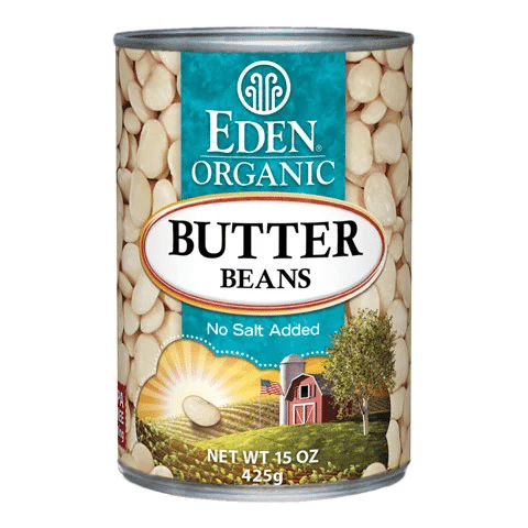 Eden Organic Butter Beans, 398 mL
