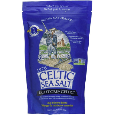 Celtic Sea Salt Light Grey Coarse Sea Salt 454G