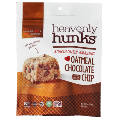 Heavenly Hunks Oatmeal Chocolate Chip Bites, 170 g