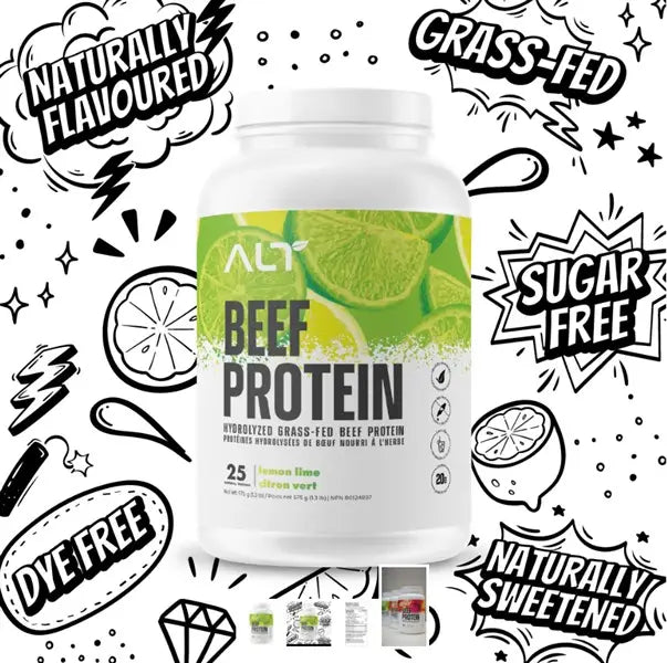 ALT Lifestyle Grass-Fed Beef Protein Isolate - Lemon Lime, 575G