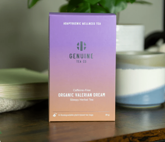 Genuine Tea Co. Organic Valerian Dream Herbal Tea, 30 g