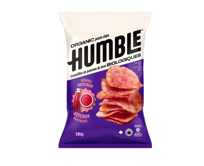 Humble Potato Chips Ketchup, 135 g