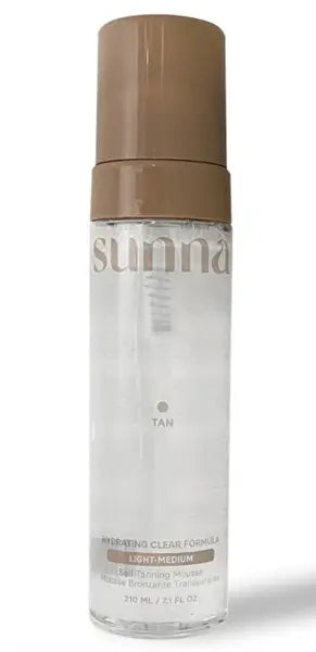 Sunna Tan Clear Express Mousse, Light/Medium, 210 mL
