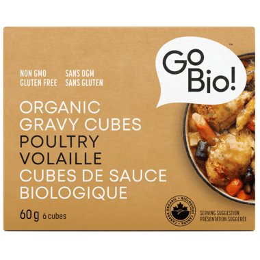 Go Bio - Organic Gravy Cubes: Poultry, 60G