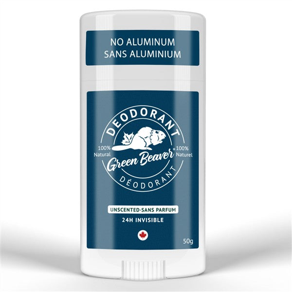 Green Beaver Natural Deodorant: Unscented - 50G