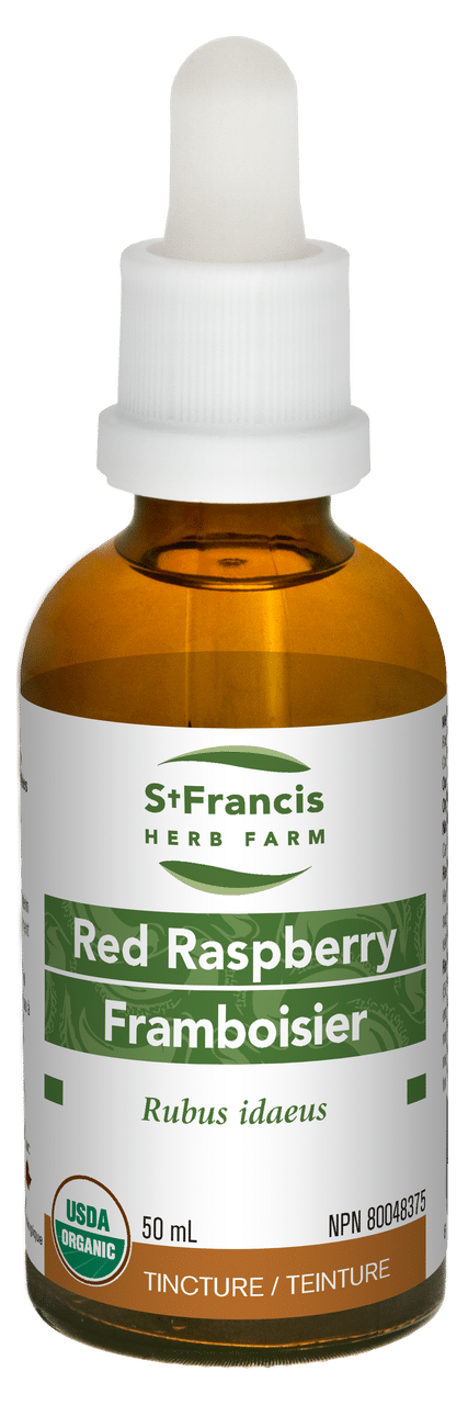 St. Francis Herb Farm Red Raspberry Leaf Tincture, 50 mL
