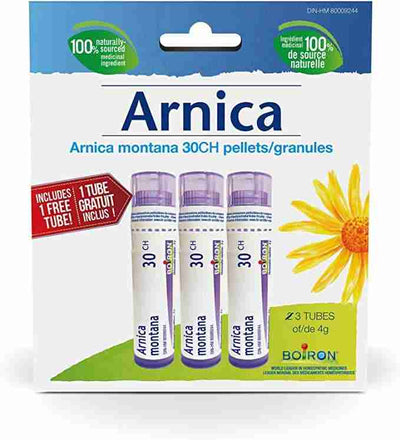 Boiron Arnica Montana Pellets 30Ch Blister Pack 3 Tubes