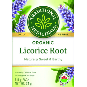 Traditional Medicinals Organic Licorice Root Tea, 16 Bags