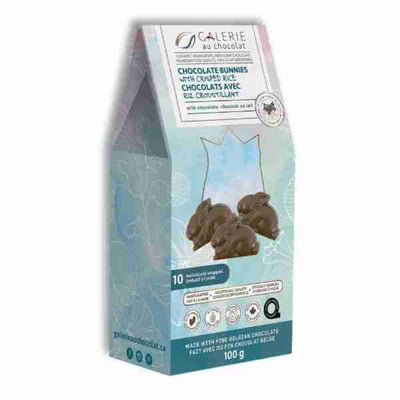 Galerie - Milk Chocolate Bunnies W/ Crisped Rice, 10Pcs
