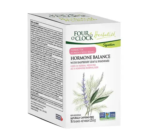 Four O'Clock Herbalist Hormone Balance Herbal Tea, 16 Tea Bags