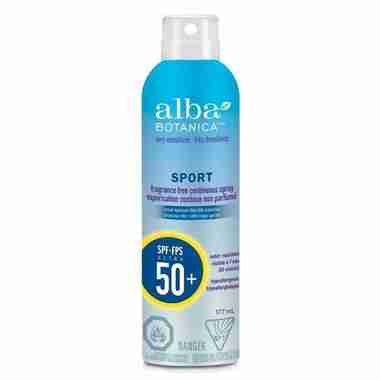 Alba Botanica Sport Sunscreen SPF 50 - 177Ml Aerosol