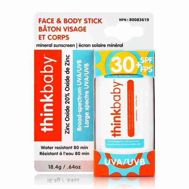 Thinksport Kids Mineral Sunscreen Stick SPF30 18Ml