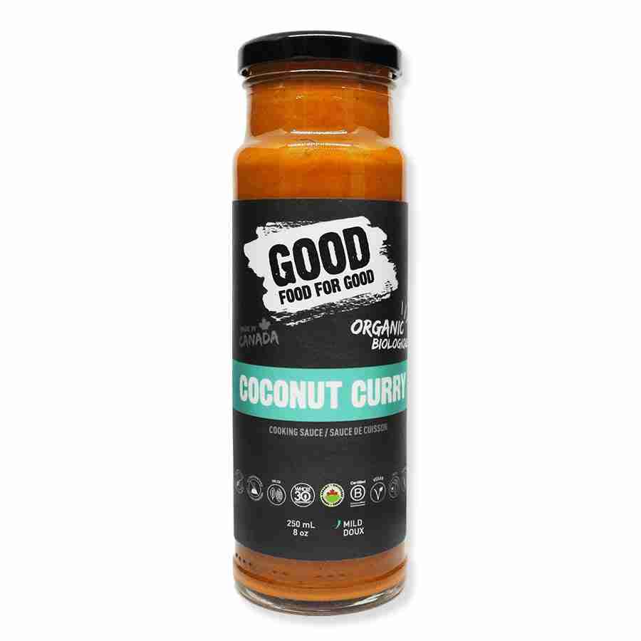 Good Food For Good Organic Coconut Curry Cooking Sauce - 250Ml