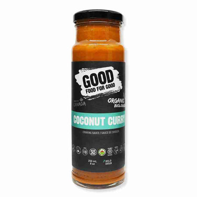 Good Food For Good Organic Coconut Curry Cooking Sauce - 250Ml