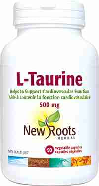 New Roots Herbal L-Taurine 500Mg; 90 Capsules