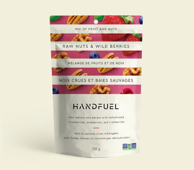 Handfuel Raw Nuts & Wild Berries, 150 g
