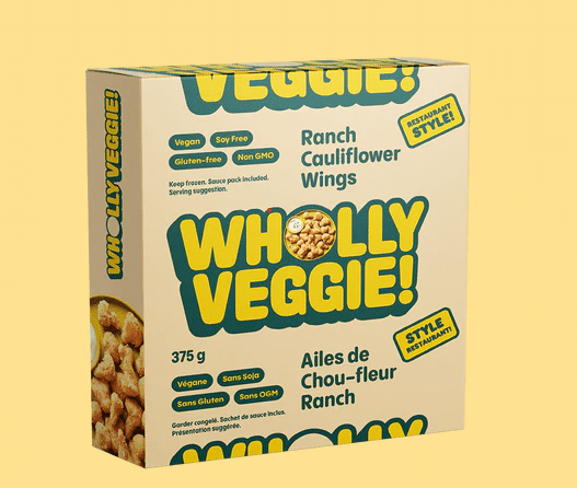 Wholly Veggie Vegan Ranch Cauliflower Wings 375G