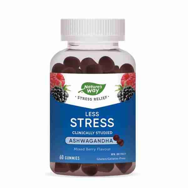 Nature's Way Less Stress – Ashwagandha 60 Gummies