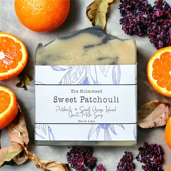 The Holmstead Sweet Patchouli Bar Soap, 4.2 oz