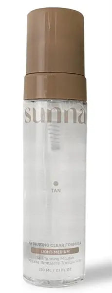 Sunna Tan Clear Express Mousse, Medium/Dark, 210 mL