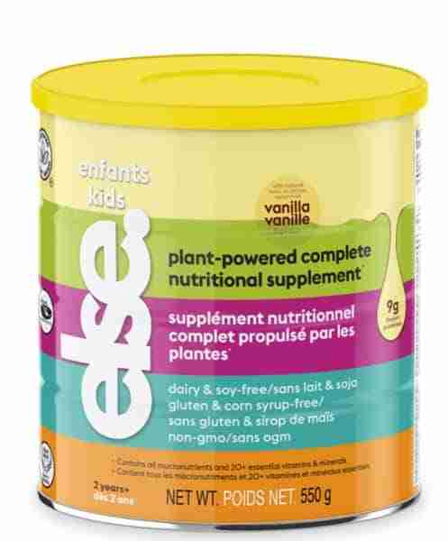 Else Nutrition - Vanilla Plant Powered Complete Nutritional Supplement, 550G