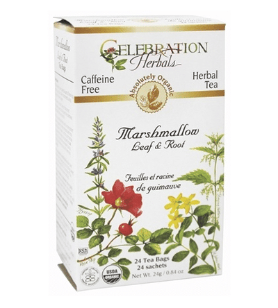 Celebration Herbals Marshmallow Leaf & Root Tea, 24 Tea Bags