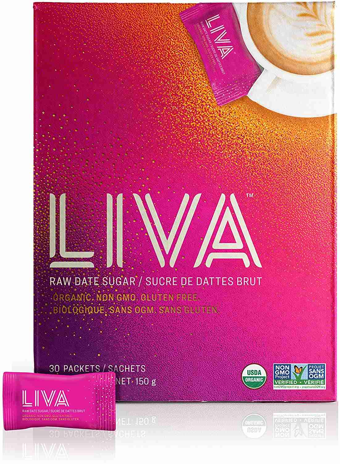 LIVA Raw Date Sugar - 30 Packets
