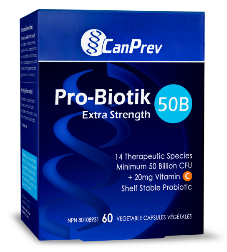 CanPrev Pro-Biotik 50B Extra Strength, 60 Capsules