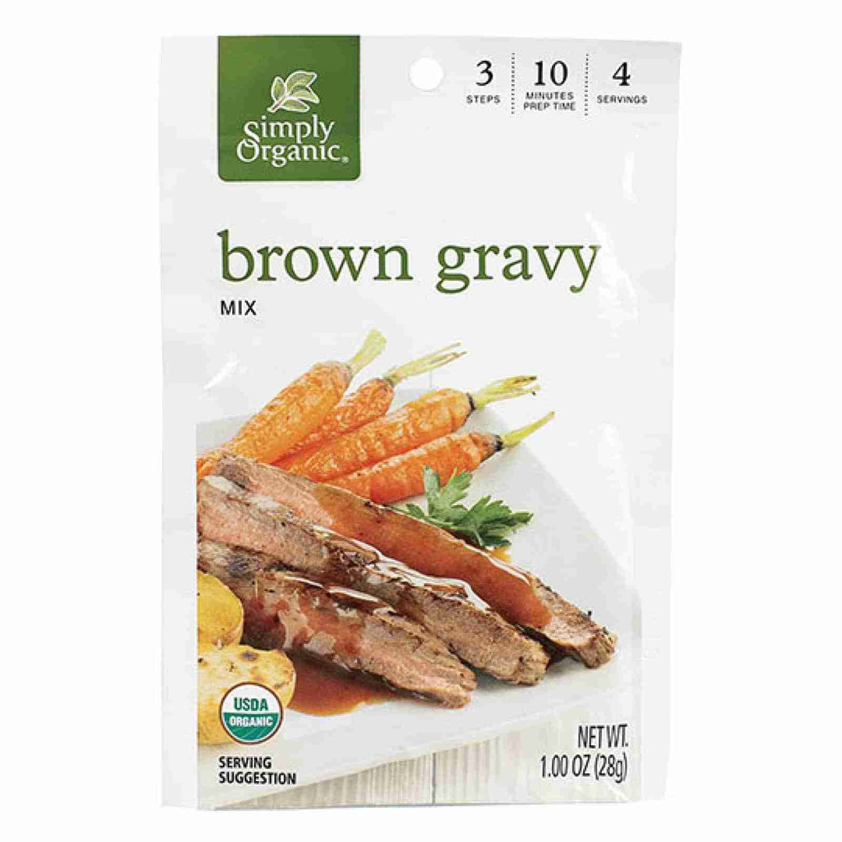 Simply Organic Brown Gravy Seasoning Mix, 28 g