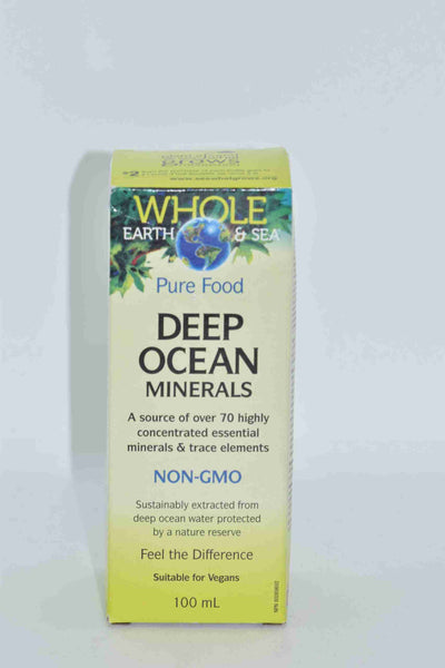 Whole Earth & Sea Deep Ocean Minerals; 100 Ml; Suitable For Vegans