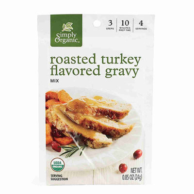 Simply Organic Turkey Flavored Gravy Mix - 24G