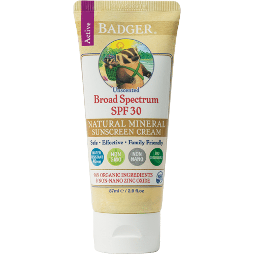 Badger Unscented Broad Spectrum Sunscreen SPF 30 - 87Ml