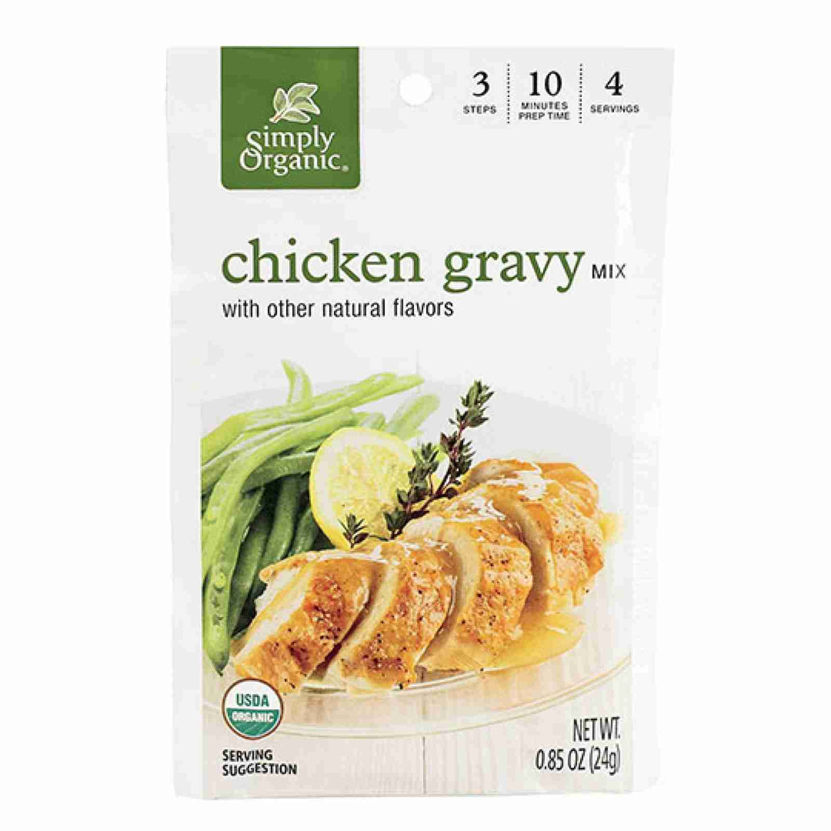 Simply Organic Chicken Flavored Gravy Mix - 24G