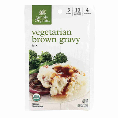 Simply Organic Vegetarian Brown Gravy Seasoning Mix - 28G