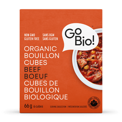 Go Bio Food Organic Bouillon Cubes: Beef - 66G