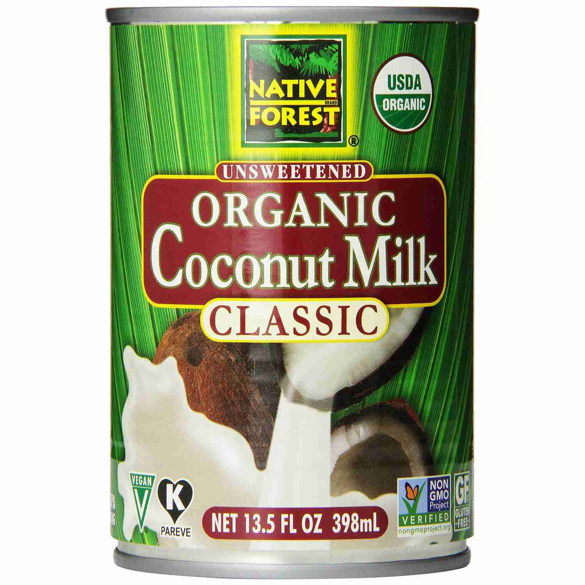 Native Forest Unsweetened Organic Coconut Milk, 398 mL