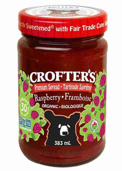Crofter's Organic Seedless Raspberry Premium Spread, 383 mL