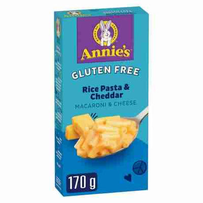 Annie's GF Rice Pasta & Cheddar, 170G