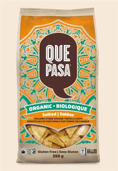 Que Pasa Organic Salted Tortilla Chips, 340 g