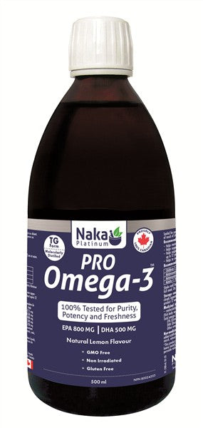 Naka Pro Omega-3 Lemon Flavour, 500 mL