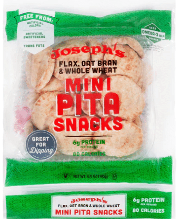 Joseph's Clean Label Mini Pita Snacks, 185G