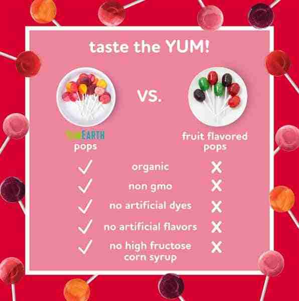 Yum Earth - Organic Fruit Pops. 241G