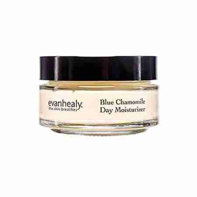 Evanhealy - Blue Chamomile Day Moisturizer  Calming & Restorative Cream With Carrot Seed & Argan Oil  For Sensitive Skin