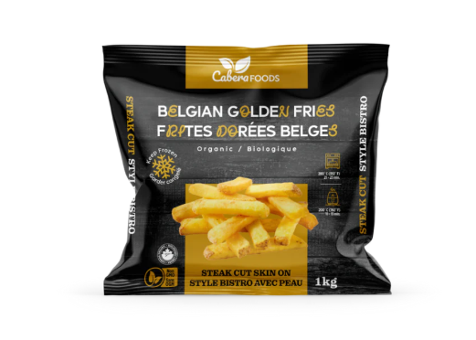 Cabera Foods Belgian Golden Fries Steak Cut Skin On, 1 kg